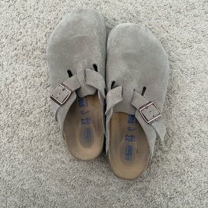 Birkenstock Boston Suede Leather Clog